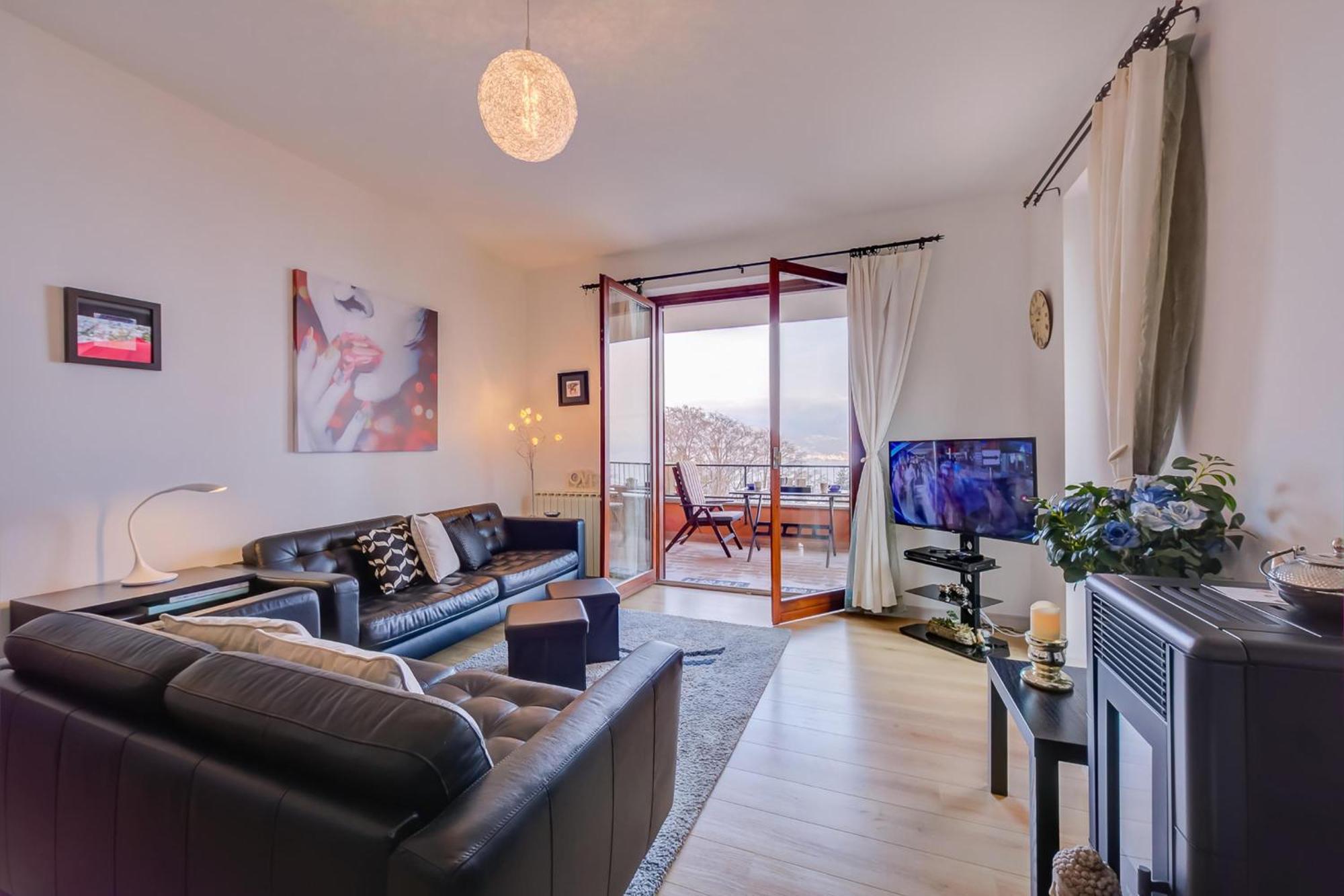 Apartamento La Bellavista Penthouse Stresa Exterior foto